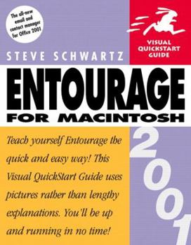 Paperback Entourage 2001 for Macintosh Visual QuickStart Guide Book