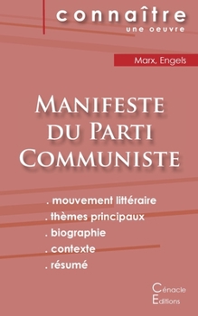 Paperback Fiche de lecture Manifeste du Parti Communiste de Karl Marx (analyse philosophique de référence et résumé complet) [French] Book