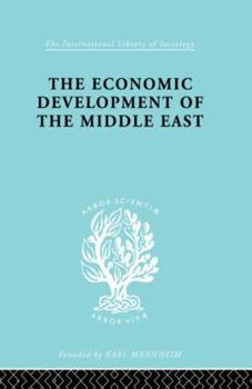 Paperback The Economic Development of the Middle East Book