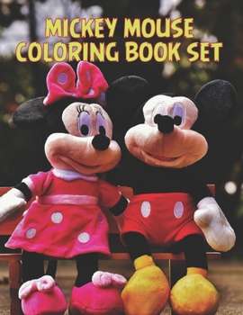 Paperback Mickey Mouse Coloring Book Set: Mickey Mouse Coloring Book Set, Mickey Mouse Christmas Book. 20 Story Paper Pages. 8.5 in x 11 in Cover. Book