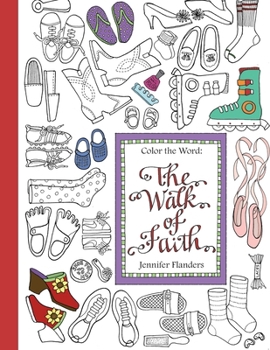 Paperback Color the Word: The Walk of Faith Book