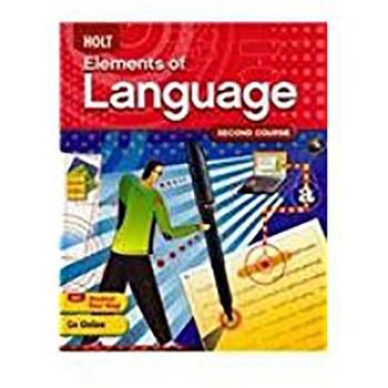 Hardcover Elements of Language: Student Edition Grade 8 2009 Book