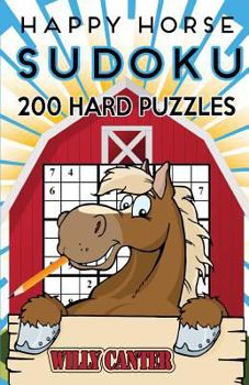 Paperback Happy Horse Sudoku 200 Hard Puzzles: Handy Pocket Size Book