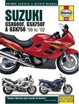 Hardcover Suzuki Gsx600, Gsx750f & 98-02 Book