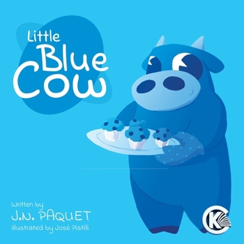 Paperback Little Blue Cow Book