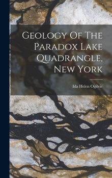 Hardcover Geology Of The Paradox Lake Quadrangle, New York Book