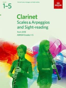 Sheet music Clarinet Scale Arpeggios Grades 1+5 2018 Book