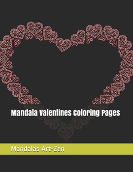 Paperback Mandala Valentines Coloring Pages Book