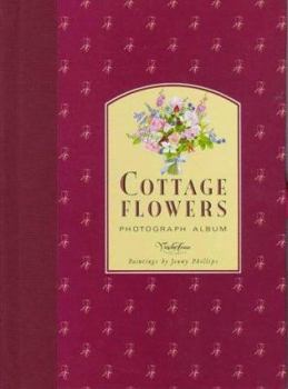 Hardcover Cottage Flowers Photograph Album Book