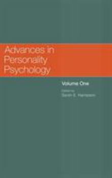 Hardcover Advances in Personality Psychology: Volume 1 Book
