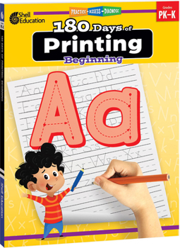 Paperback 180 Days(tm) Printing: Beginning: Practice, Assess, Diagnose Book