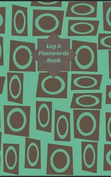 Log It Passwords Book: 5" x 8" password book small sized with Monkey Kisses Artwork Cover (Memo Books, Journals & Notebooks)