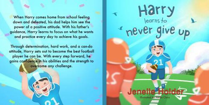Paperback Harry Learns To Never Give Up Book