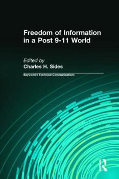 Hardcover Freedom of Information in a Post 9-11 World Book