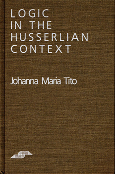 Hardcover Logic in the Husserlian Context Book