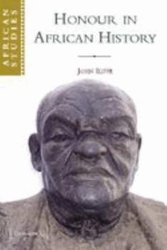 Hardcover Honour in African History Book