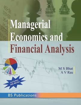 Hardcover Managerial Economics and Financial Analysis Book