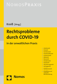 Paperback Rechtsprobleme Durch Covid-19: In Der Anwaltlichen Praxis [German] Book