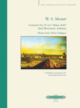 Paperback Andante from Piano Concerto No. 21 in C K467 (Arranged for Piano Solo) Book