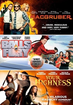 DVD MacGruber / Your Highness / Balls Of Fury Book