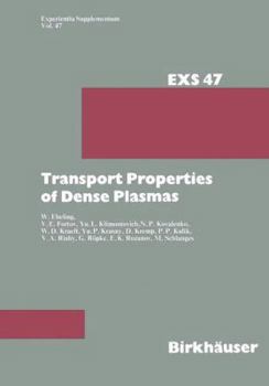 Paperback Transport Properties of Dense Plasmas [German] Book