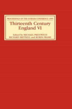 Hardcover Thirteenth Century England VI: Proceedings of the Durham Conference, 1995 Book