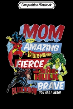 Composition Notebook: Marvel Vintage Retro Amazing Mom Graphic  Journal/Notebook Blank Lined Ruled 6x9 100 Pages