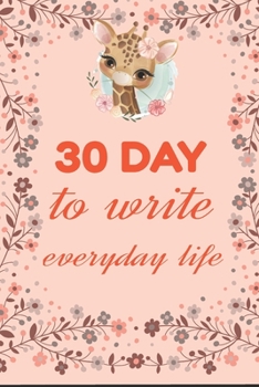 Paperback 30 Days Journal notebook Of Templates To Control Everyday Life Beautiful And Attractive With Wonderful Colors Book