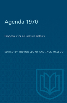 Paperback Agenda 1970: Proposals for a Creative Politics Book