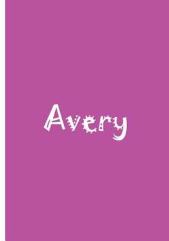 Paperback Avery - Personalized Notebook Book