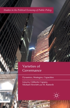 Paperback Varieties of Governance: Dynamics, Strategies, Capacities Book