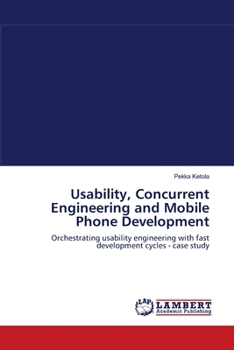 Paperback Usability, Concurrent Engineering and Mobile Phone Development Book