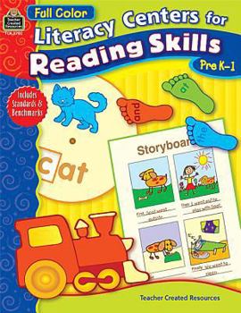 Paperback Literacy Centers for Reading Skills Pre K-1 Book