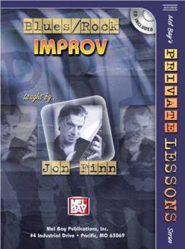 Paperback Blues/Rock Improv [With CD] Book