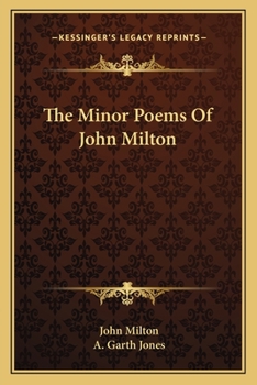 Paperback The Minor Poems Of John Milton Book