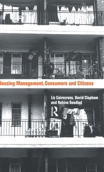Hardcover Housing Management, Consumers and Citizens Book