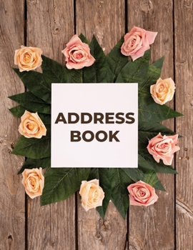 Paperback Large Address Book: Over 400+ Contact Book for Keep and Track Names and Address [Large Print] Book