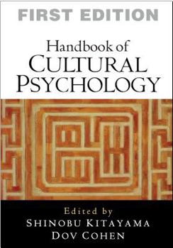 Hardcover Handbook of Cultural Psychology, First Edition Book