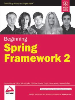 Paperback Beginning Spring Framework 2 Book