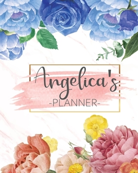 Angelica's Planner: Monthly Planner 3 Years January - December 2020-2022 | Monthly View | Calendar Views Floral Cover - Sunday start