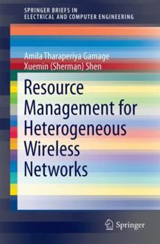 Paperback Resource Management for Heterogeneous Wireless Networks Book