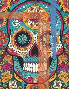 Paperback Sugar Skull Serenity: A Vibrant Coloring Journey Book