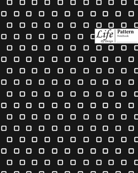 Paperback Squared Rings Pattern Composition Notebook Book