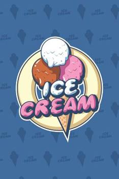 Paperback Ice Cream: Graph Paper Notebook, 6x9 Inch, 120 pages Book