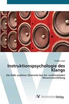 Paperback Instruktionspsychologie des Klangs [German] Book