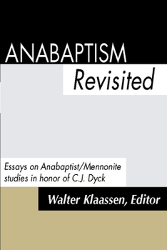 Hardcover Anabaptism Revisited Book