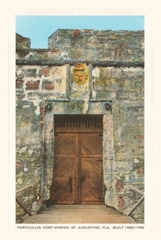 Paperback Vintage Journal Portcullis, Ft. Marion, St. Augustine, Florida Book