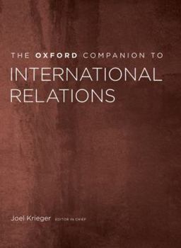 Hardcover The Oxford Companion to International Relations Book