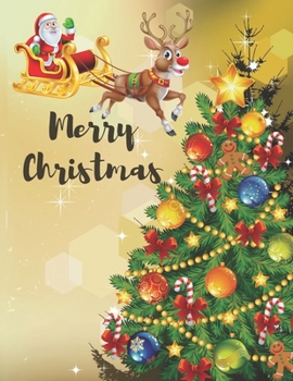 Paperback Merry christmas: 30 merry Christmas Coloring Pages for Kids Paperback Book