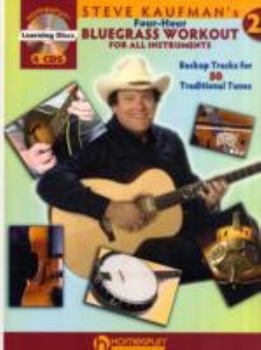 Paperback Steve Kaufman's Four-Hour Bluegrass Workout - Series Two: Book/4-CD Pack Book